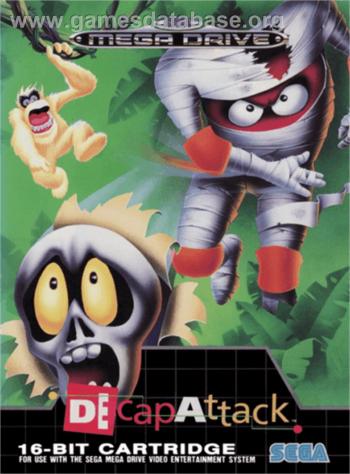 Cover Decap Attack for Genesis - Mega Drive